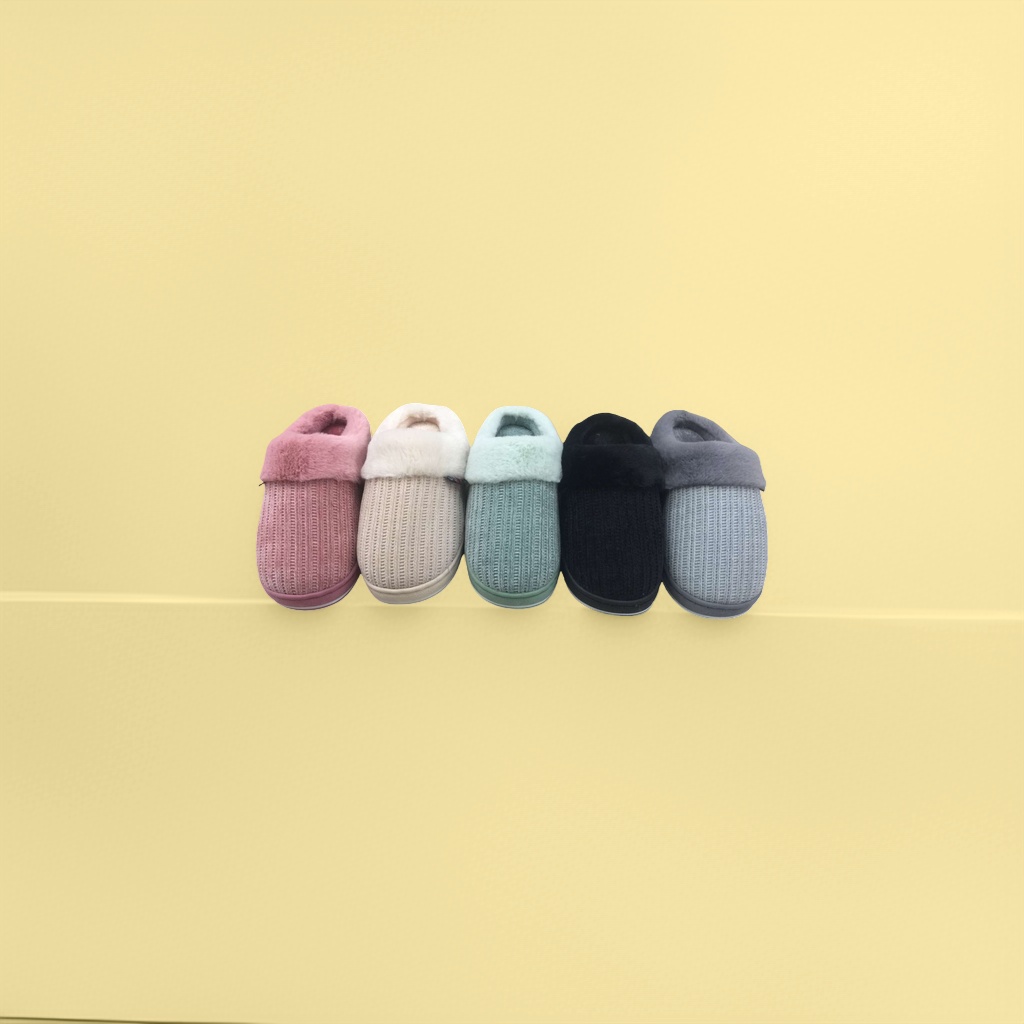 Thickened and warm indoor cotton slippers for women's winter details Picture