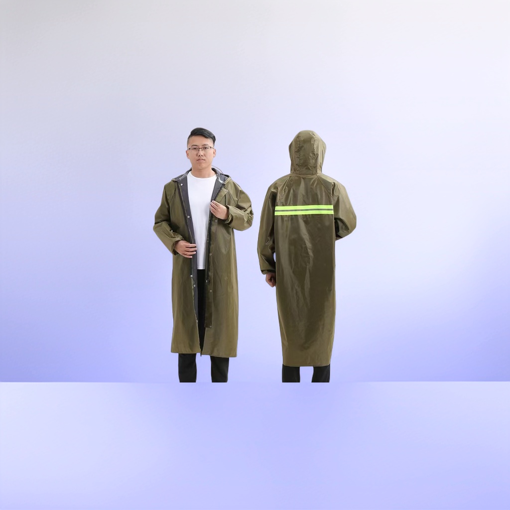 PVC engrosado impermeable unisex portátil plegable impermeable details Picture