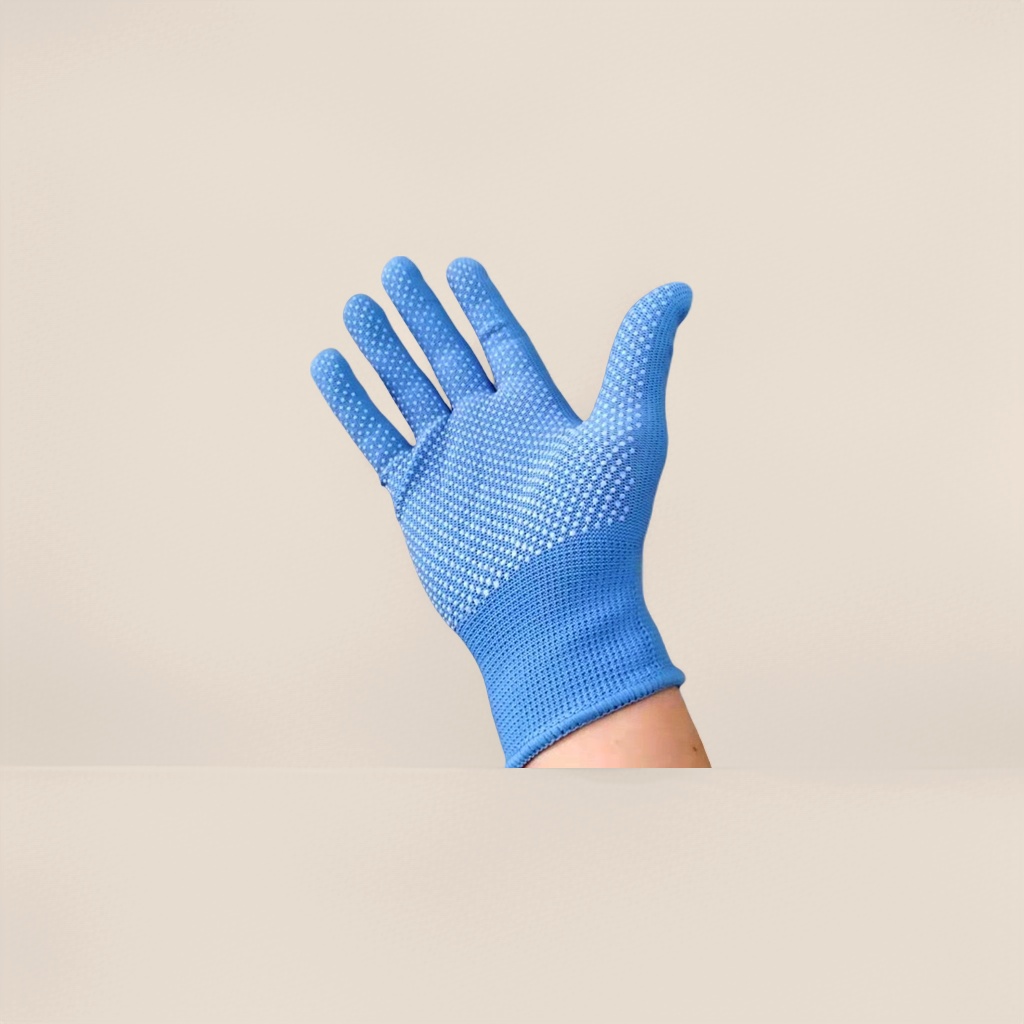 Blue hand protection gloves for both men and women, thickened anti-slip and wear-resistant work gloves Specification image