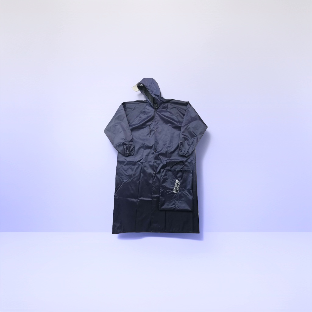 Blue raincoat, waterproof and windproof, thickened, suitable for both children and adults Application Scenario