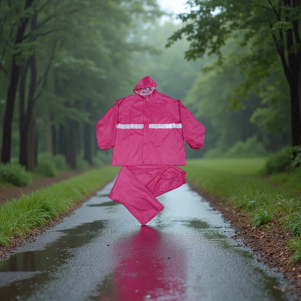 Traje de impermeable rosa impermeable a prueba de viento niños adultos universal impermeable para mujeres moda ligera ropa de lluvia Application Scenario