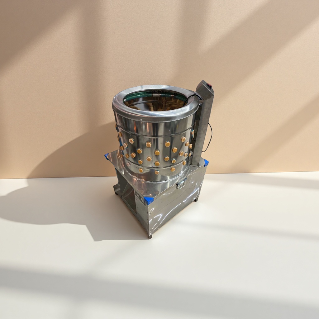 Cylindrical defeathering machine, poultry defeathering machine, fully automatic large-scale stainless steel defeathering machine for chickens, ducks and geese Specification image