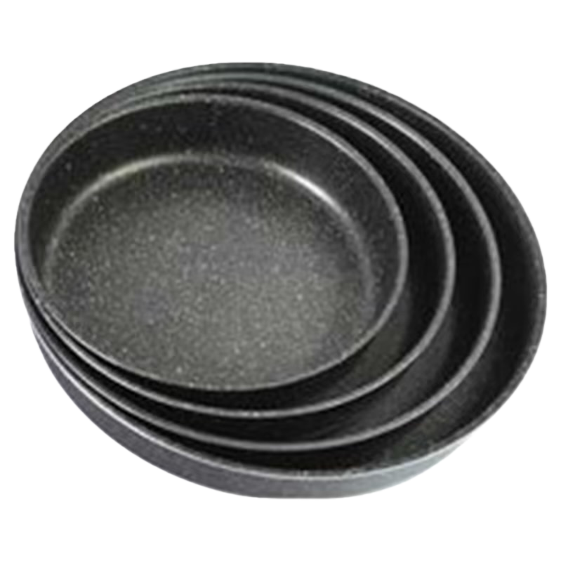 Black round baking tray, thickened non-stick baking tray specially designed for baking Item Picture