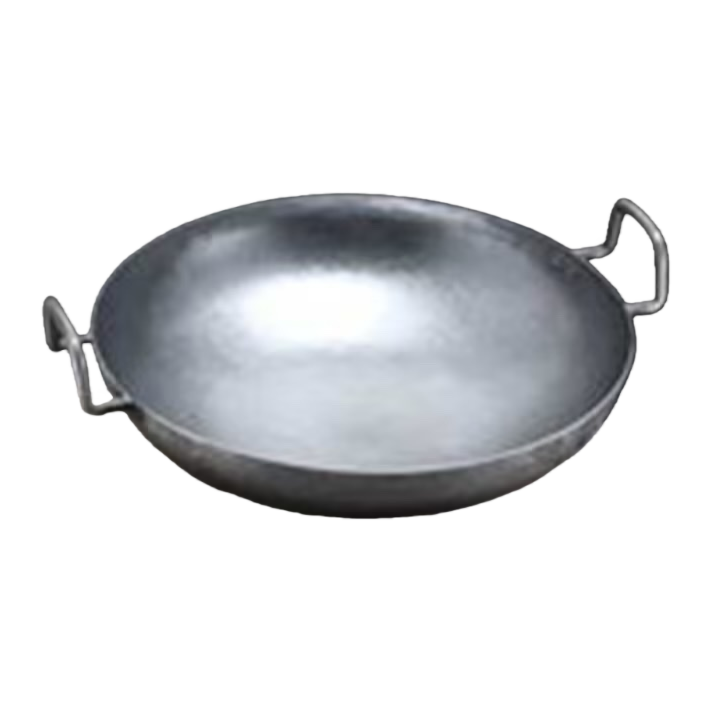 Metal wok, household non-stick frying wok, high-temperature resistant and scratch-resistant kitchen cookware Item Picture