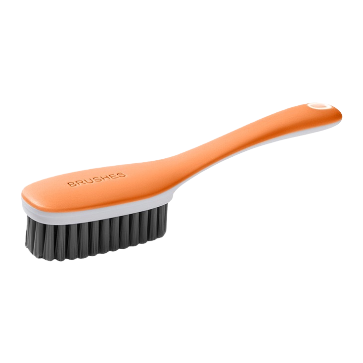 فرشاة أحذية برتقالية، نظفة محترفة، فرشاة أحذية ذات شعر ناعم Item Picture