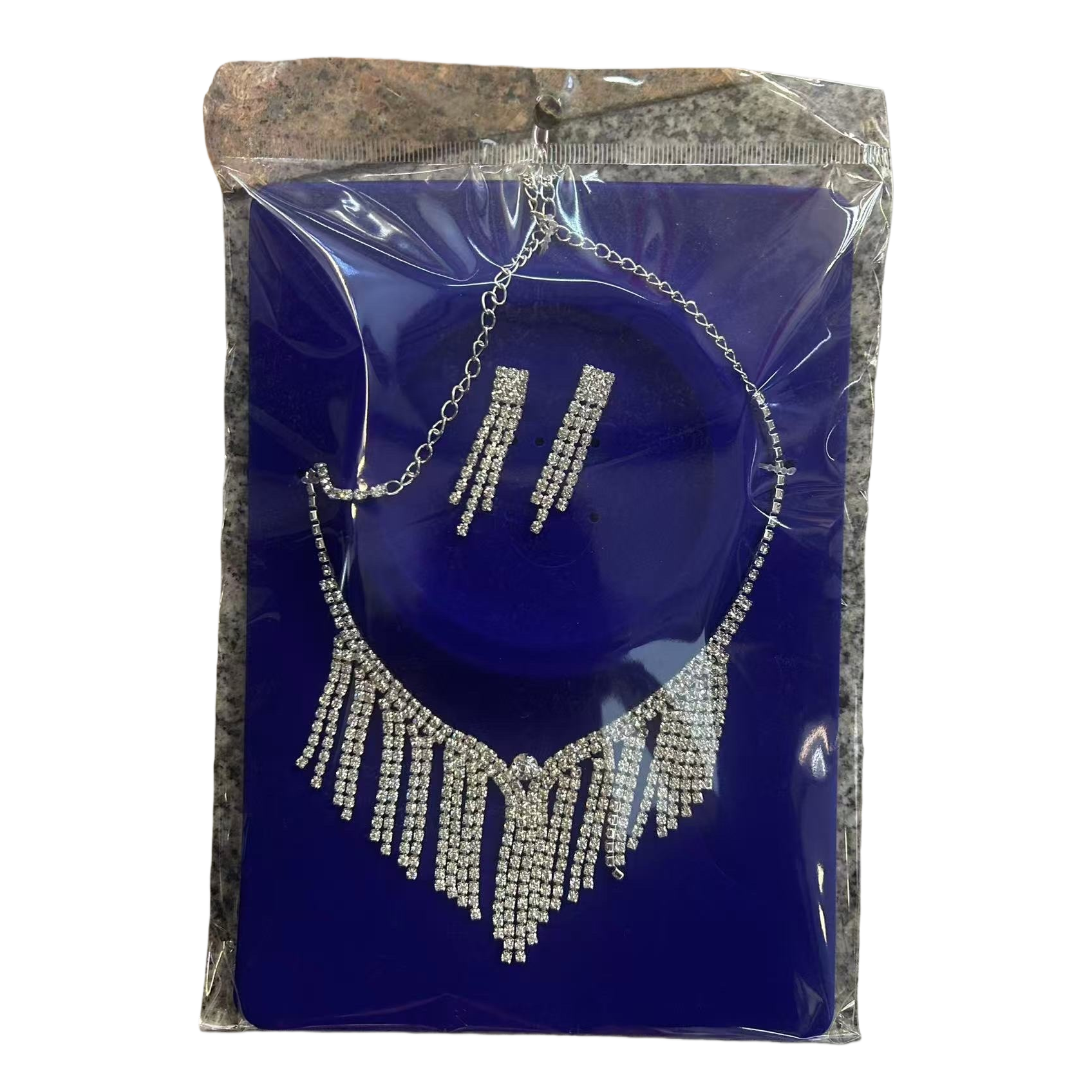 Jewelry, necklaces, earrings set, fashionable and versatile, exquisite gift box for ladies Item Picture