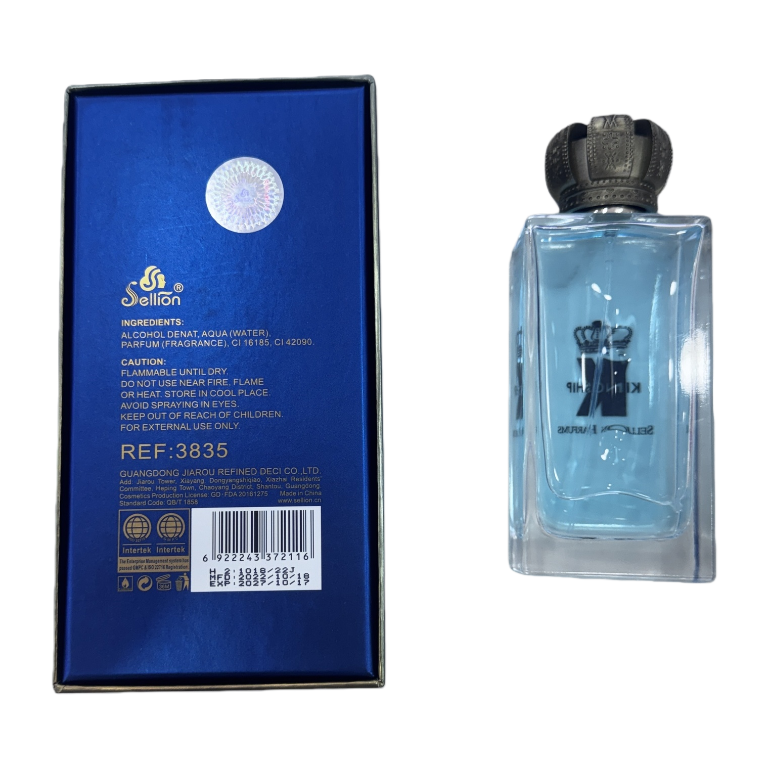 Kingship Sellion Parfums Perfume Bottle Gift Box Set Item Picture