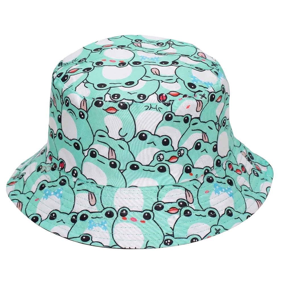 Sombrero de pescador de patrón tropical protector solar sombreado plegable verano al aire libre sombrero casual Item Picture