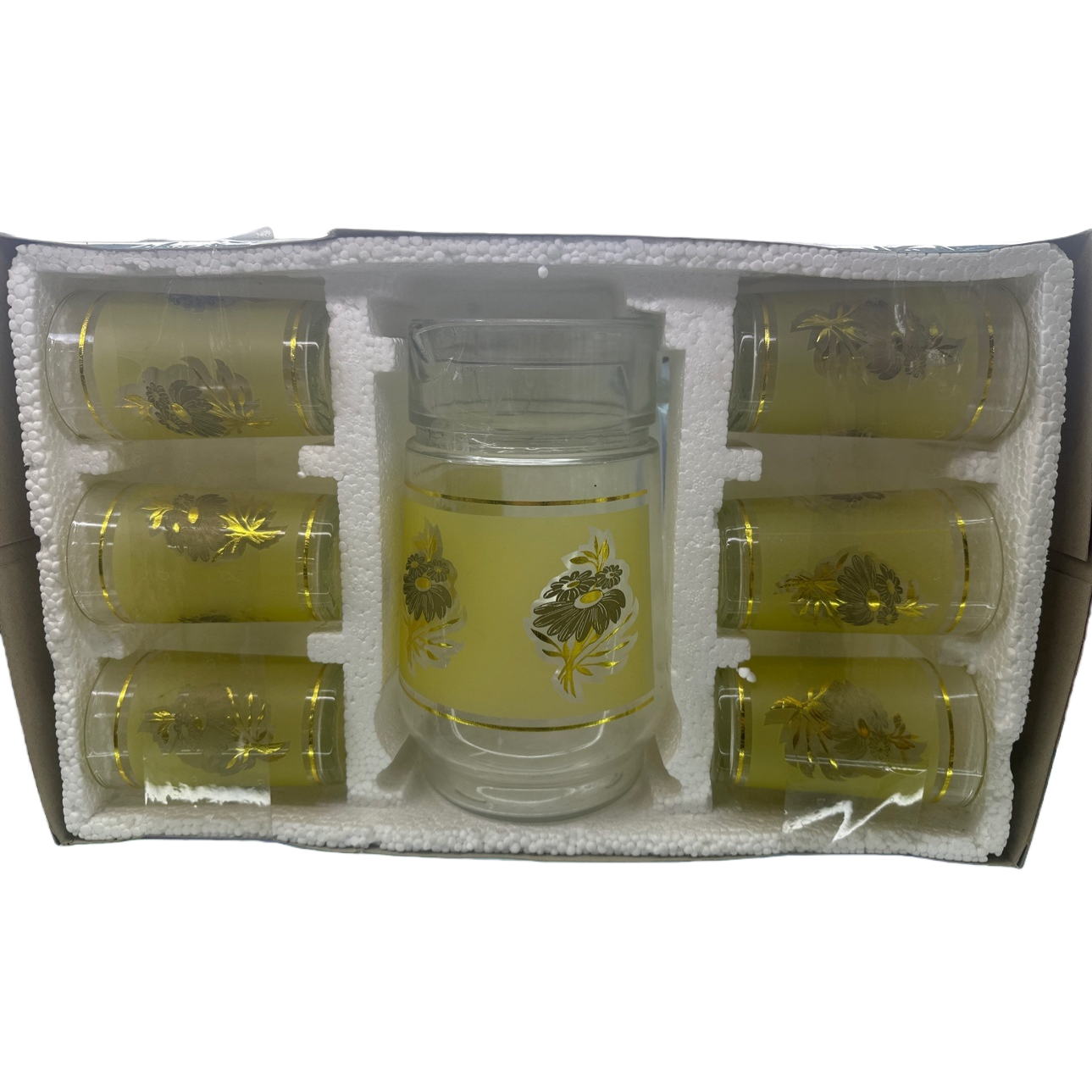 A set of 6 high borosilicate heat-resistant transparent water cups for home and office use Item Picture
