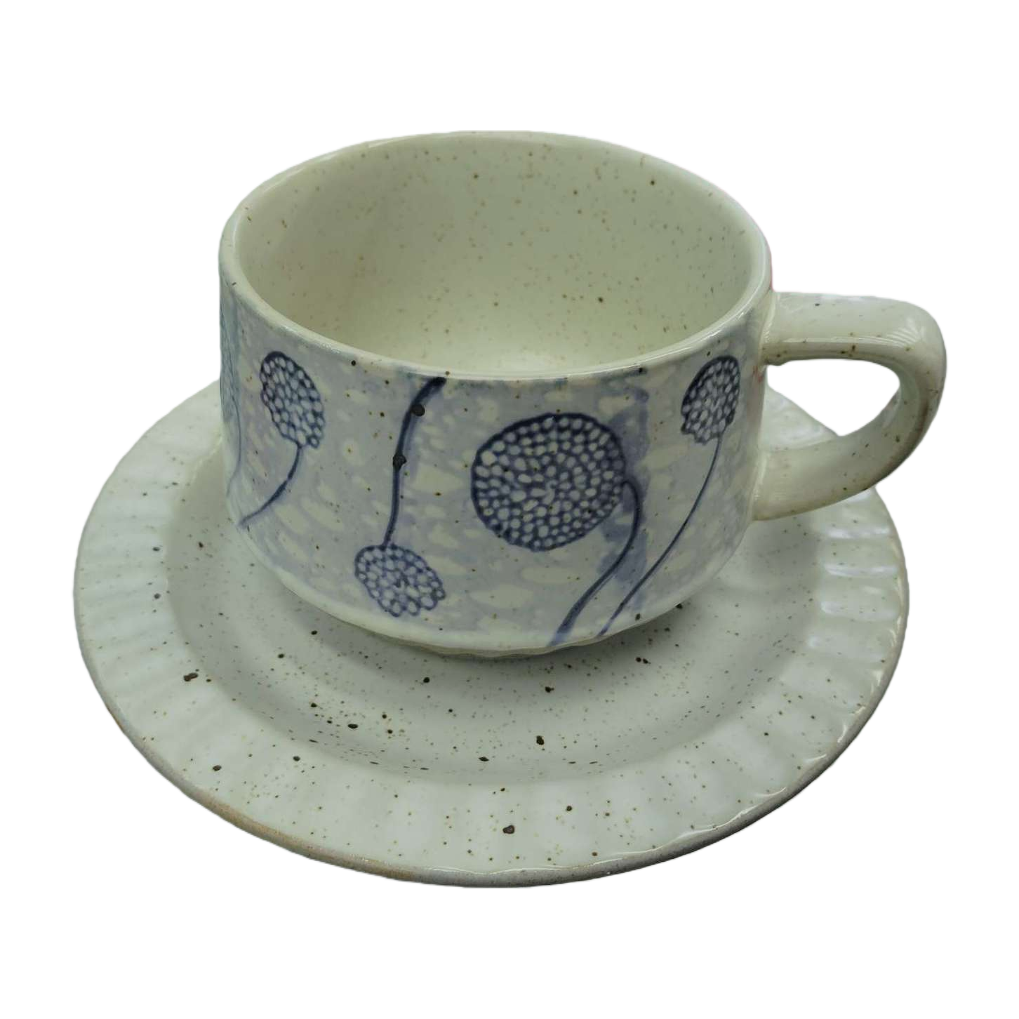 High borosilicate ceramic cup, heat-resistant and anti-scald household and office water cup, 350ml simple tea cup Item Picture
