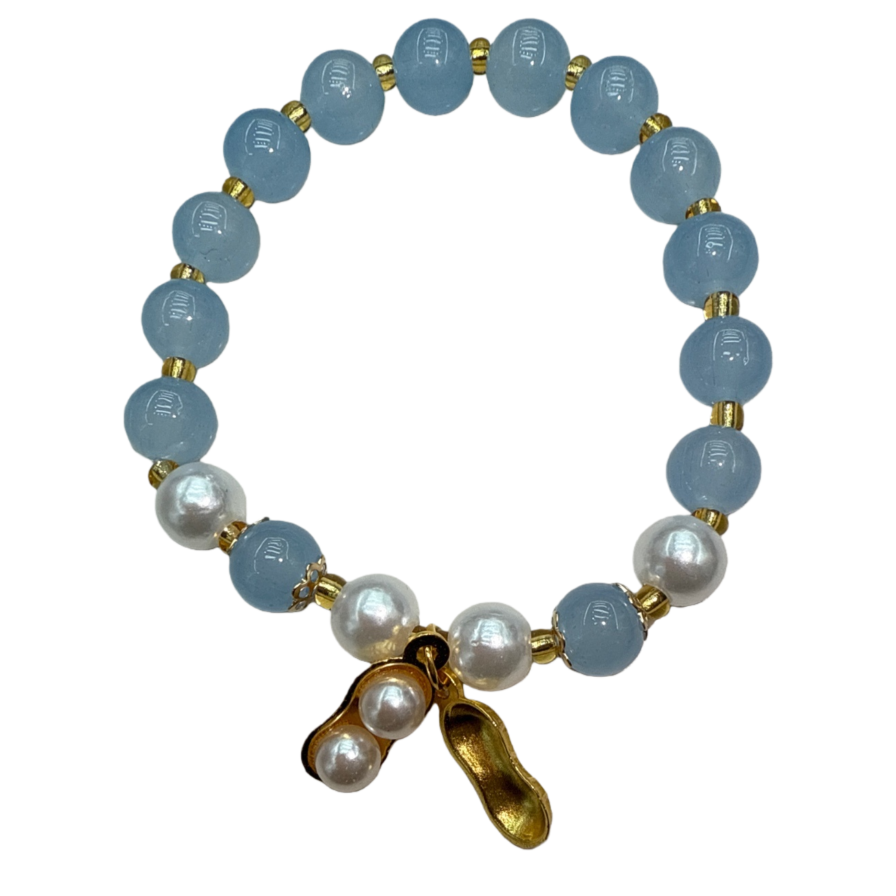 Blue bead bracelet for women is a simple, fashionable and versatile accessory Item Picture