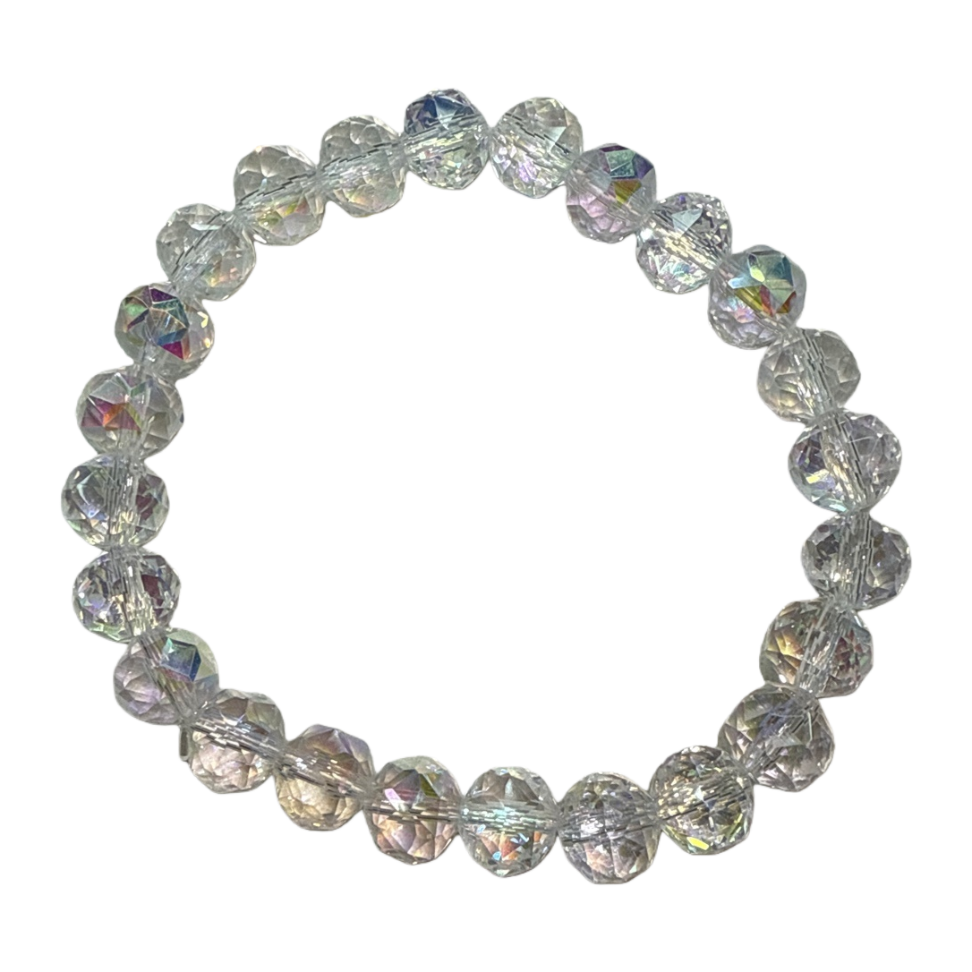Transparent crystal bead bracelet for women is a simple, versatile and fashionable accessory Item Picture