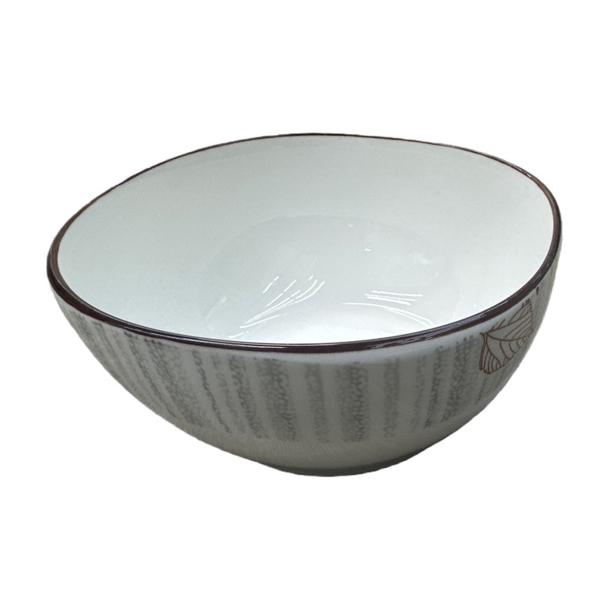 白色陶瓷碗+碗白底实物图
