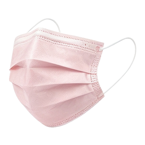 Pink cotton soft and skin-friendly mask, single-piece independent packaging, dust-proof daily commuting mask, sun protection Item Picture