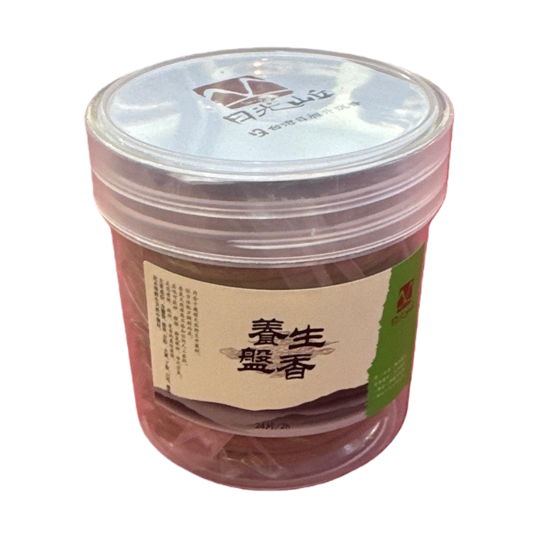 Health-preserving incense in a transparent plastic can, repelling mosquitoes, calming the mind and promoting sleep, with natural herbal fragrance Item Picture