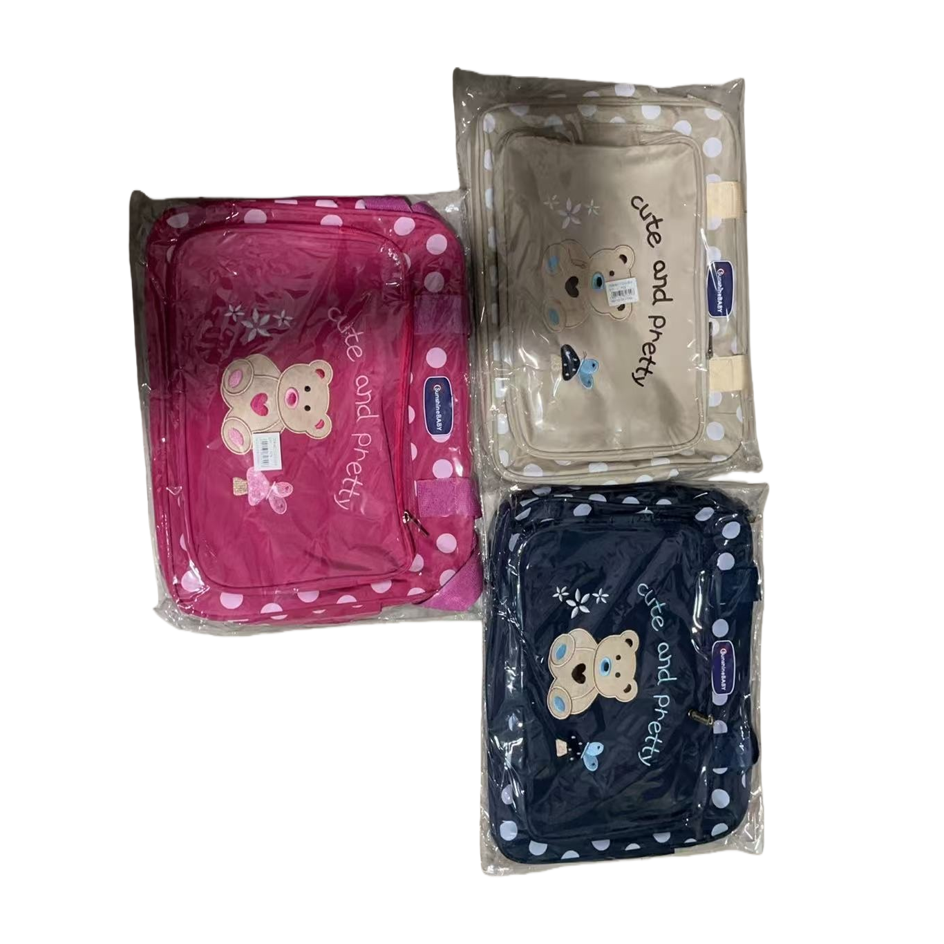 Cute bear pattern storage bag, multi-functional portable toiletry, makeup and travel storage bag Item Picture