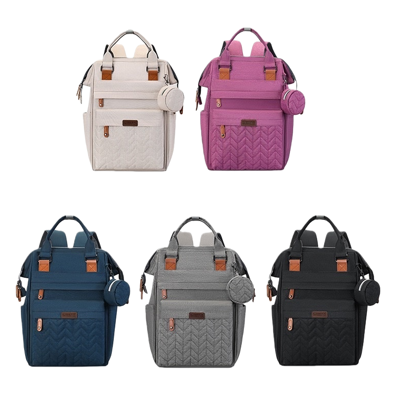 The color display backpack is available in multiple colors and is a fashionable student commuting backpack Item Picture