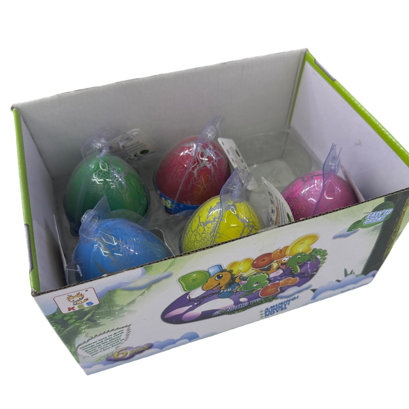Colorful dinosaur egg toy children's intelligence treasure hunt set can hatch simulation dinosaur models Item Picture