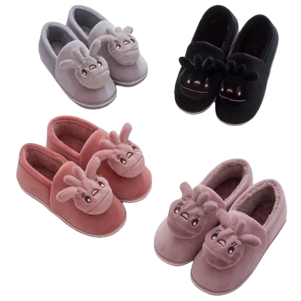 Cute cartoon rabbit-shaped plush cotton shoes Item Picture