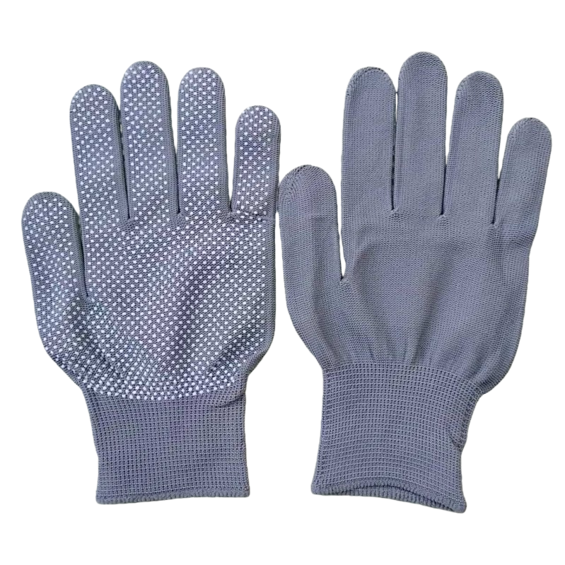 قفازات عمل رمادية سميكة مقاومة للانزلاق ومقاومة للصحن Item Picture