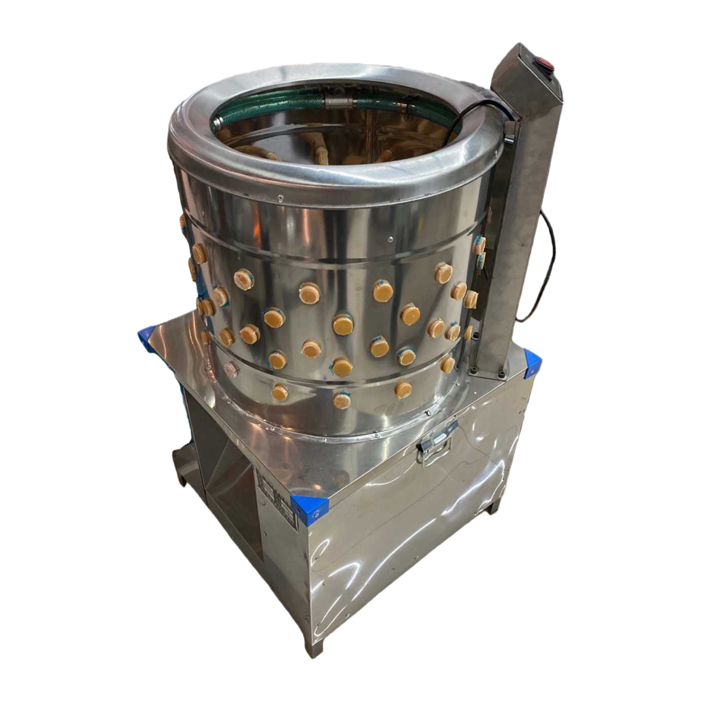Cylindrical defeathering machine, poultry defeathering machine, fully automatic large-scale stainless steel defeathering machine for chickens, ducks and geese Item Picture