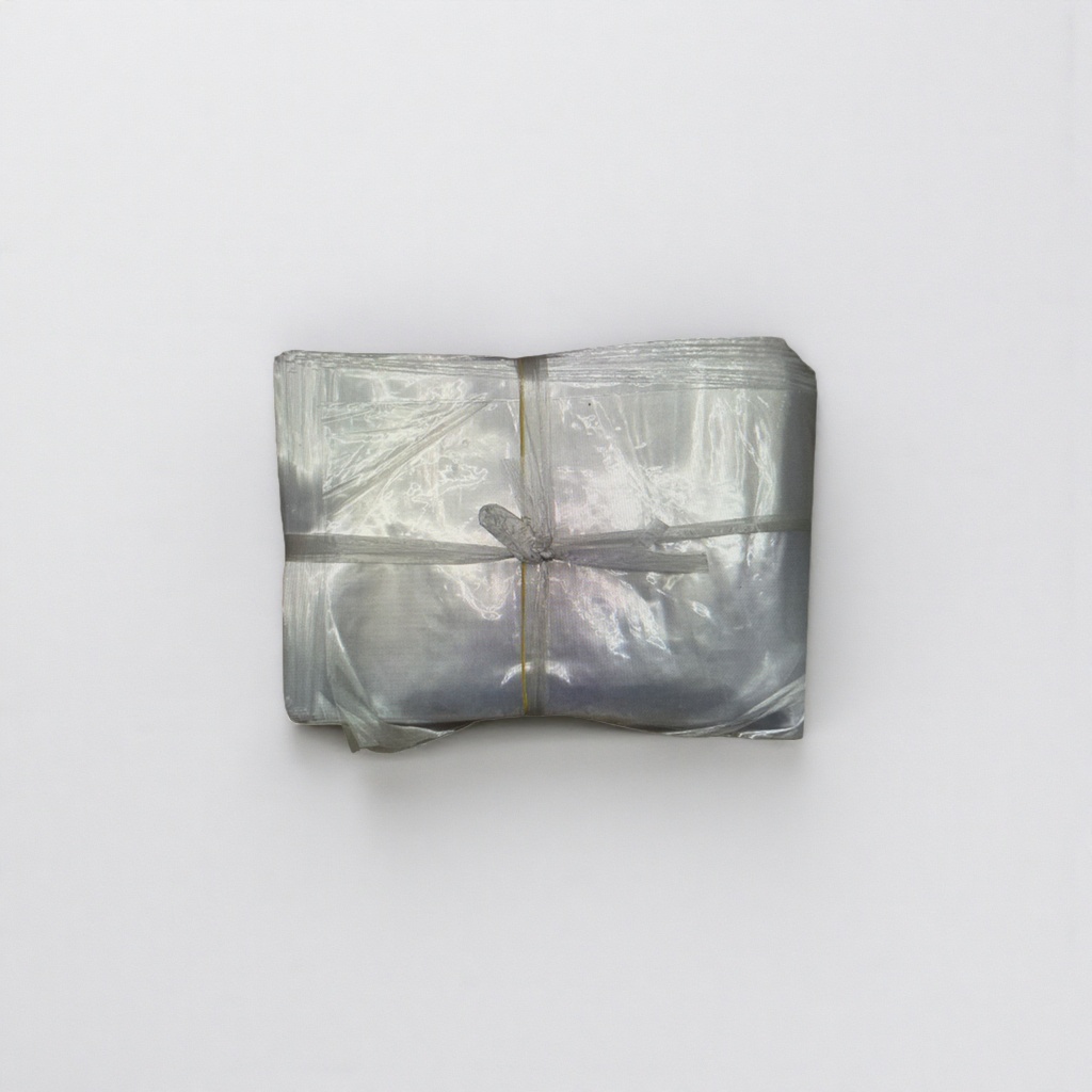 Thickened transparent plastic bag, tear-resistant, food-grade sealed preservation bag, large household storage bag