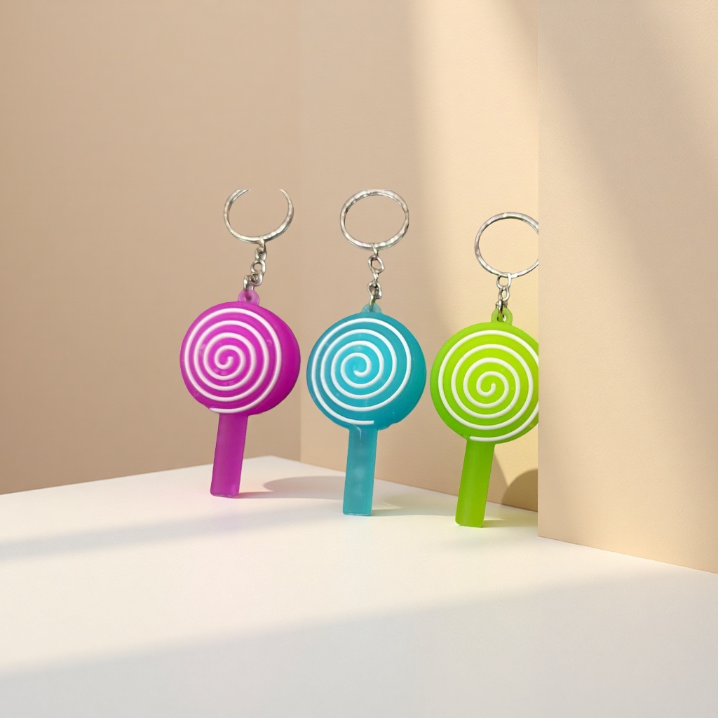 Colorful lollipop-shaped keychains, sweet and cute pendants, and small portable items Specification image