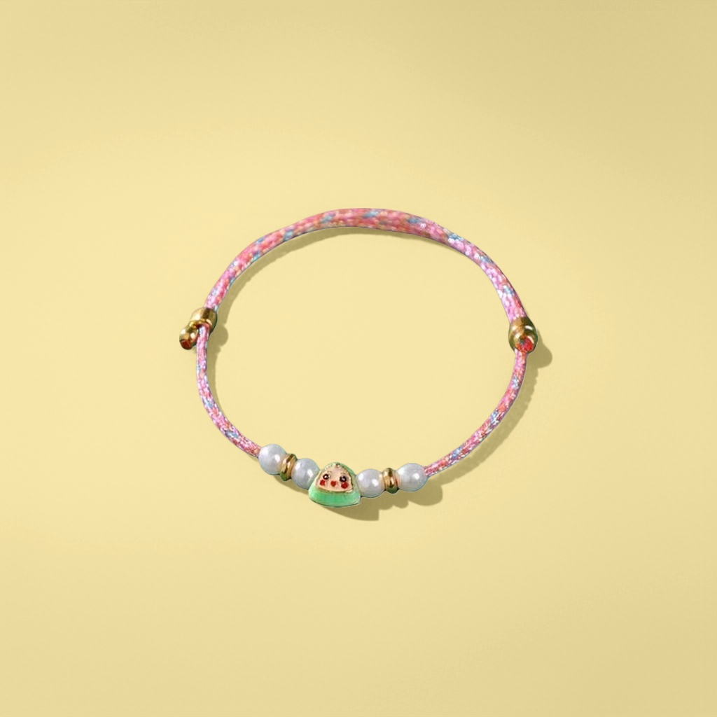 Colorful woven bracelet, a fashionable and versatile couple's handcrafted woven bracelet details Picture
