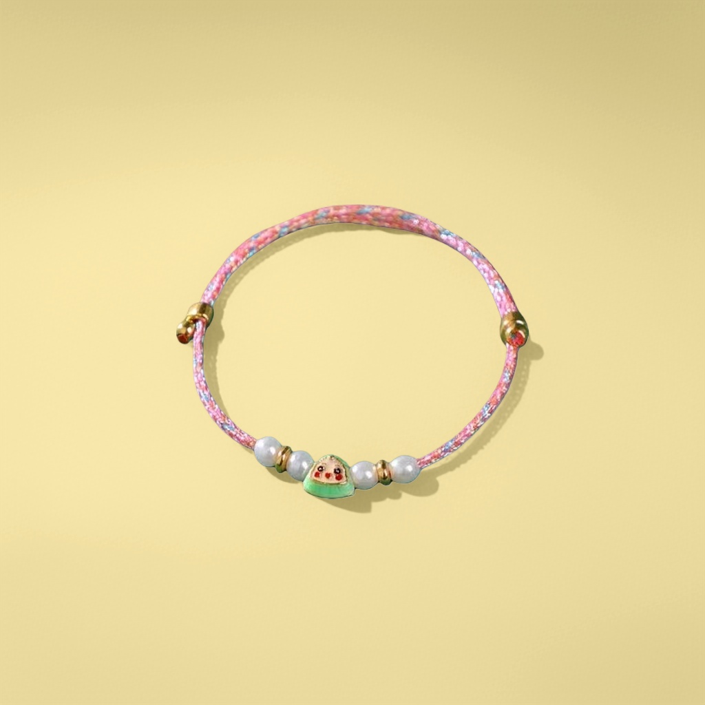 Colorful woven bracelet, a fashionable and versatile couple's handcrafted woven bracelet Specification image