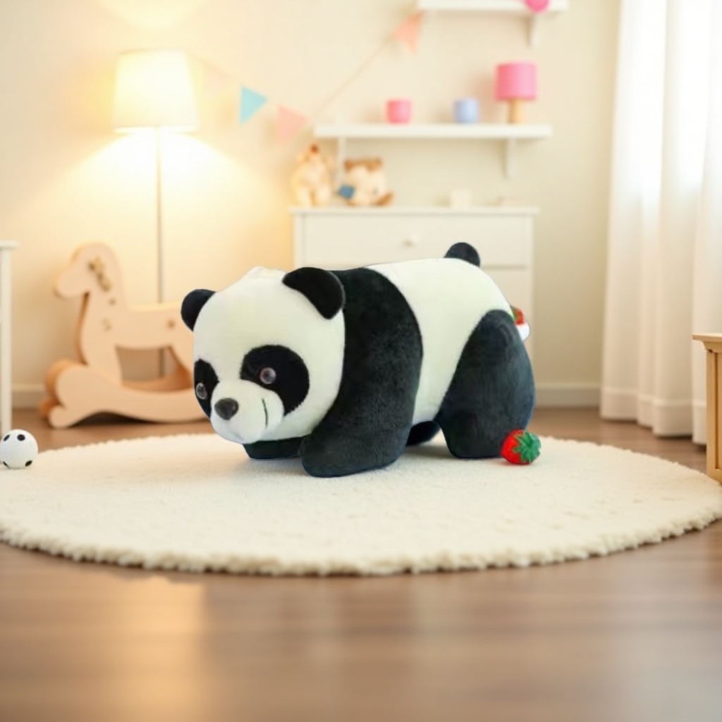 Plush toys, panda dolls, cute throw pillows, plush dolls as gifts for children Application Scenario