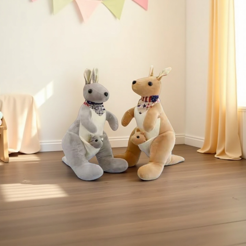 Plush toys, kangaroo dolls, cute throw pillows, stuffed dolls, plush toys Specification image