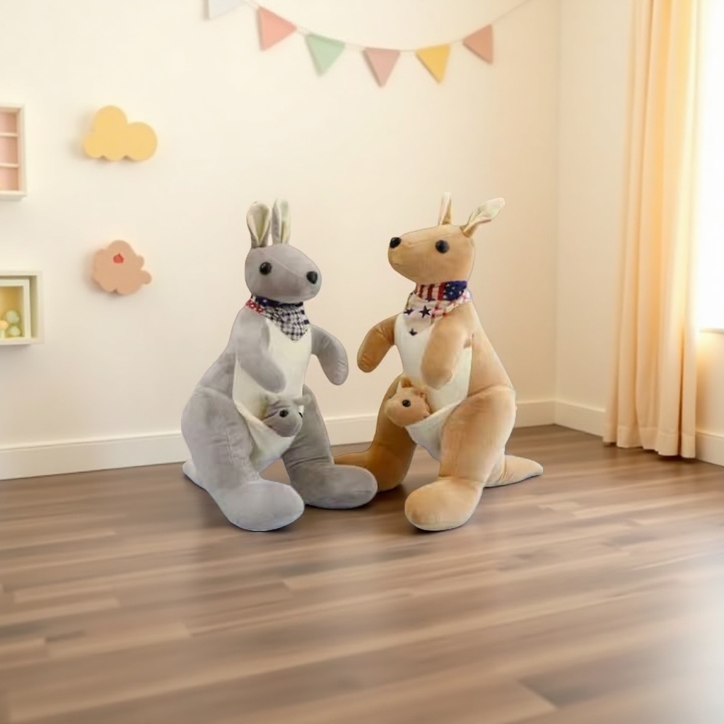 Plush toys, kangaroo dolls, cute throw pillows, stuffed dolls, plush toys Application Scenario