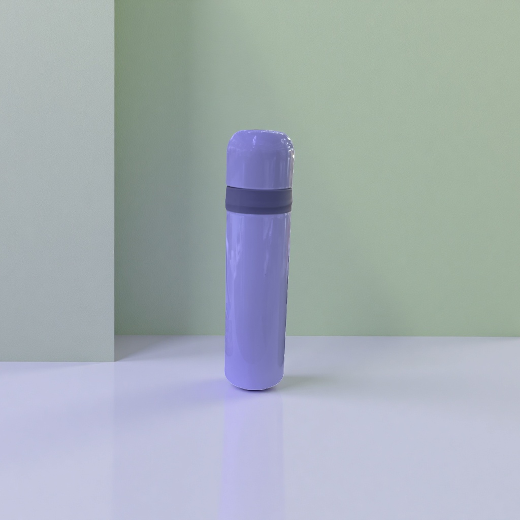 White insulated cup, 304 stainless steel vacuum insulated cup, 500ml, portable for home and office use