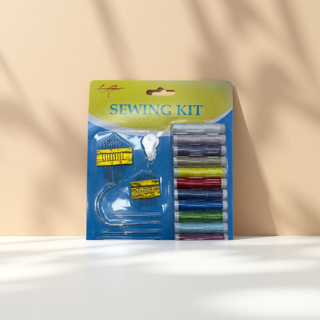 The household sewing tool set includes a needle, thread, scissors, ruler and other multi-functional portable mending tools Application Scenario