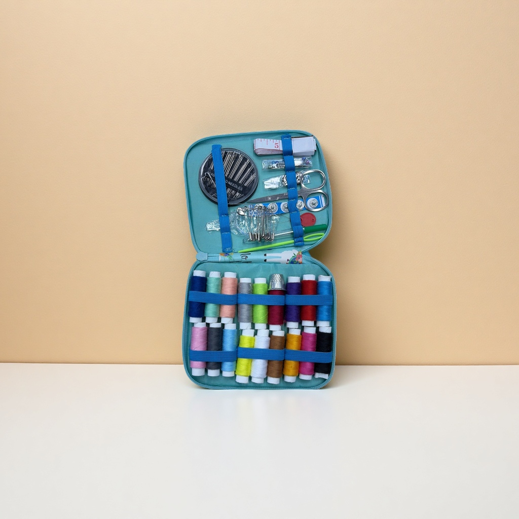 This sewing tool set includes scissors, thimbles, thread removers, rulers, and needle sockets for multi-functional household use details Picture