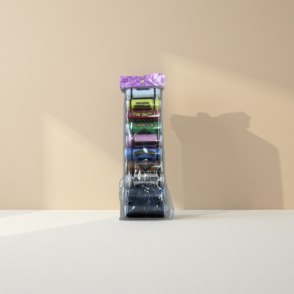 The sewing thread is rolled with thickened polyester thread, specially designed for household sewing machines, which is wear-resistant and anti-breakage details Picture