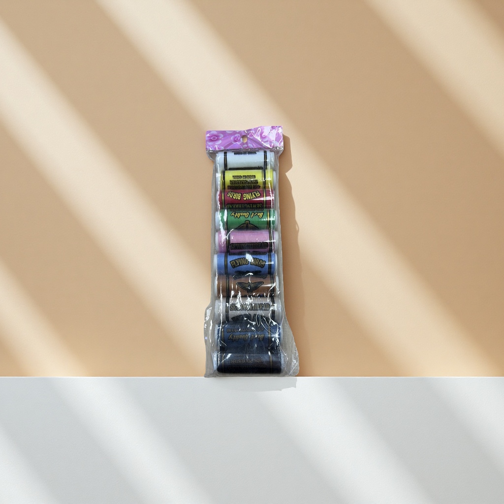 The sewing thread is rolled with thickened polyester thread, specially designed for household sewing machines, which is wear-resistant and anti-breakage Application Scenario