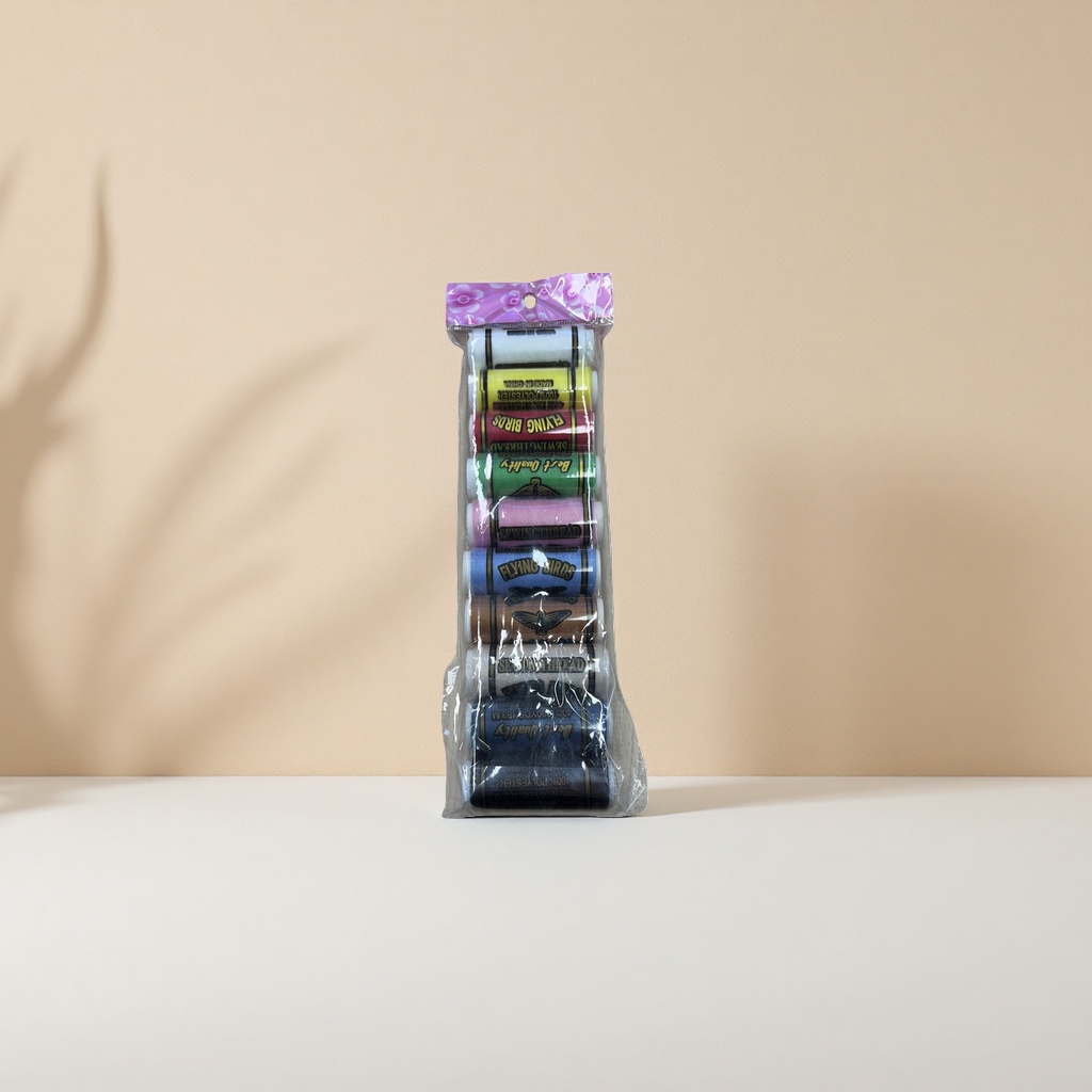 The sewing thread is rolled with thickened polyester thread, specially designed for household sewing machines, which is wear-resistant and anti-breakage Specification image