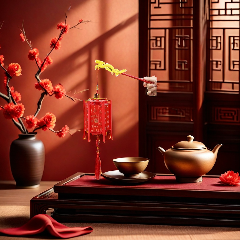 Red lanterns are traditional and festive hanging decorations for home decoration and festival arrangements, suitable for both outdoor and indoor use details Picture
