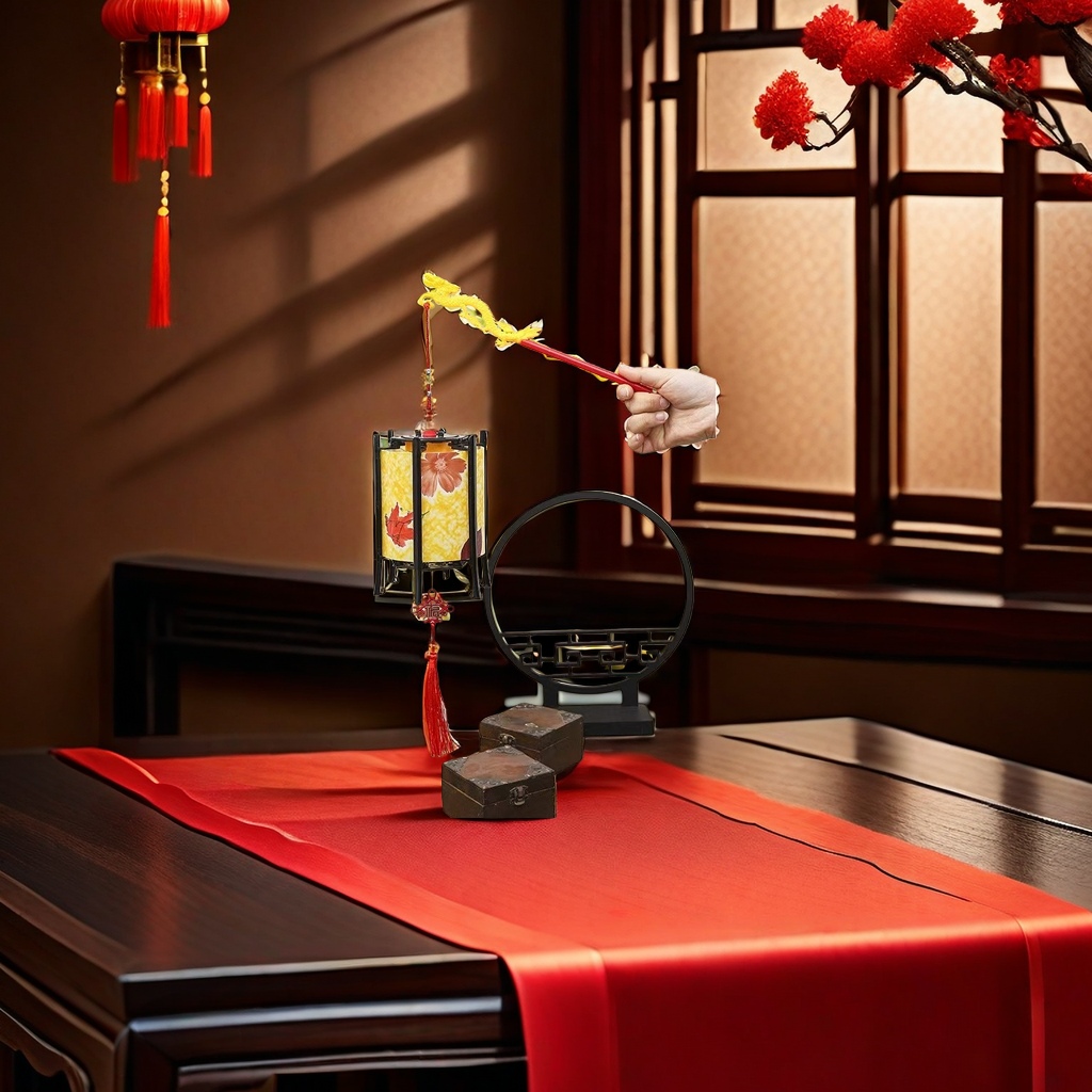 Chinese lanterns, traditional handcrafted paper art lanterns, festival decorative hanging lanterns, suitable for both indoor and outdoor use details Picture