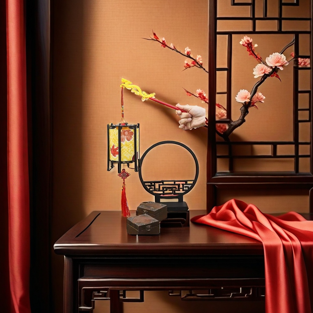 Chinese lanterns, traditional handcrafted paper art lanterns, festival decorative hanging lanterns, suitable for both indoor and outdoor use Application Scenario
