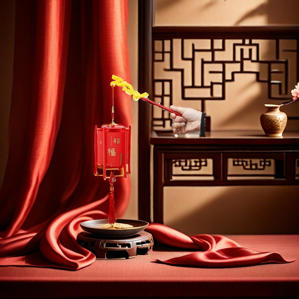 Red lanterns are traditional Chinese hanging decorations for festivals and home celebrations Specification image