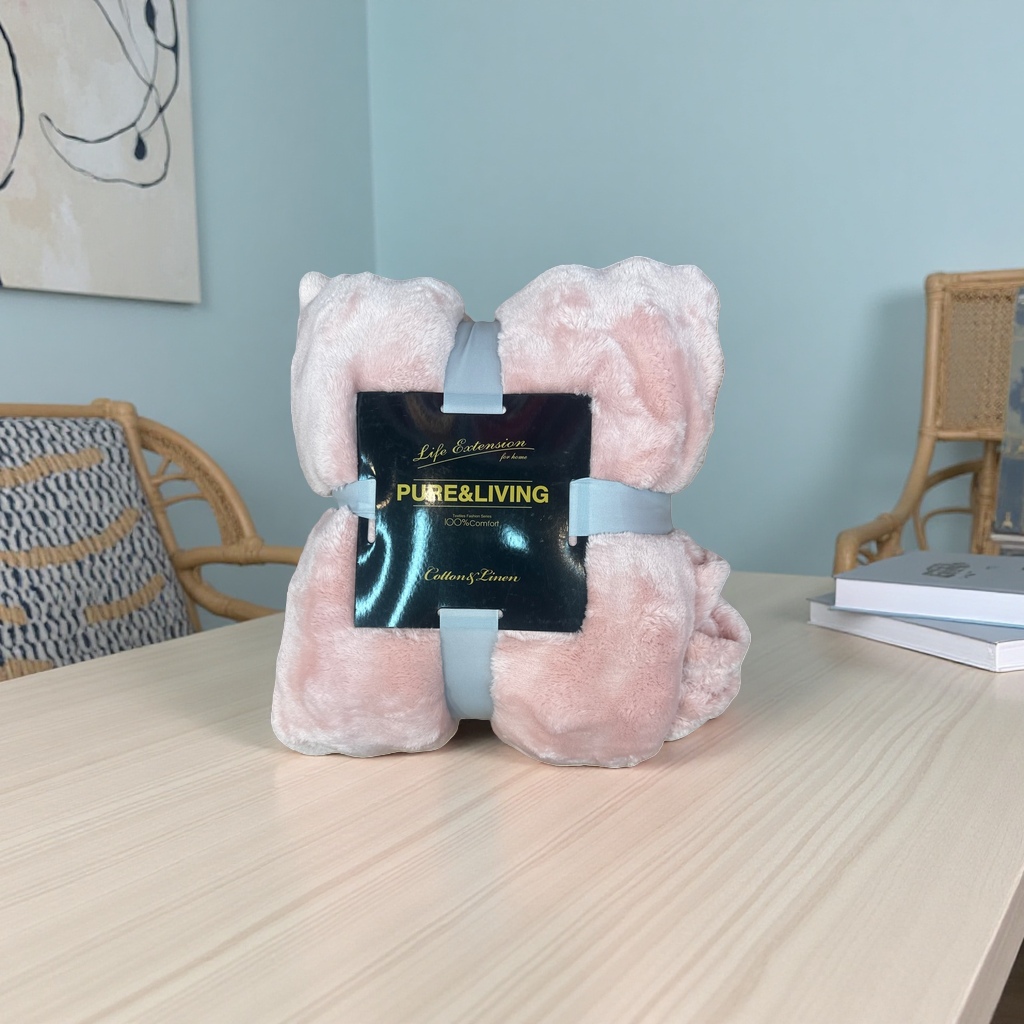 Manta de peluche rosa engrosamiento cálido dormitorio sofá cubierta manta de invierno Application Scenario