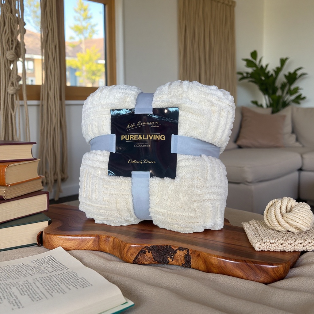 Soft coral fleece blanket, skin-friendly, thickened and warm, specially designed for midday rest and office breaks details Picture