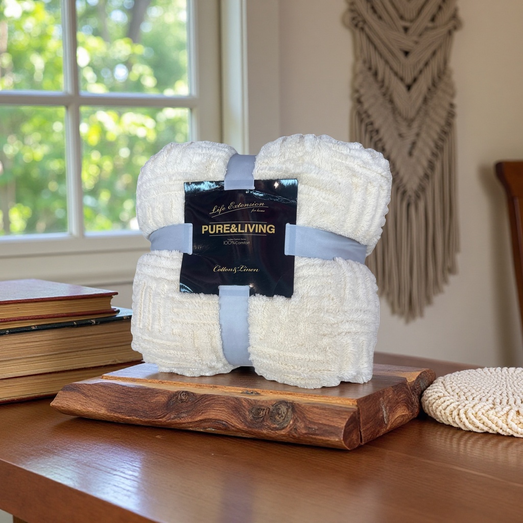 Soft coral fleece blanket, skin-friendly, thickened and warm, specially designed for midday rest and office breaks Specification image