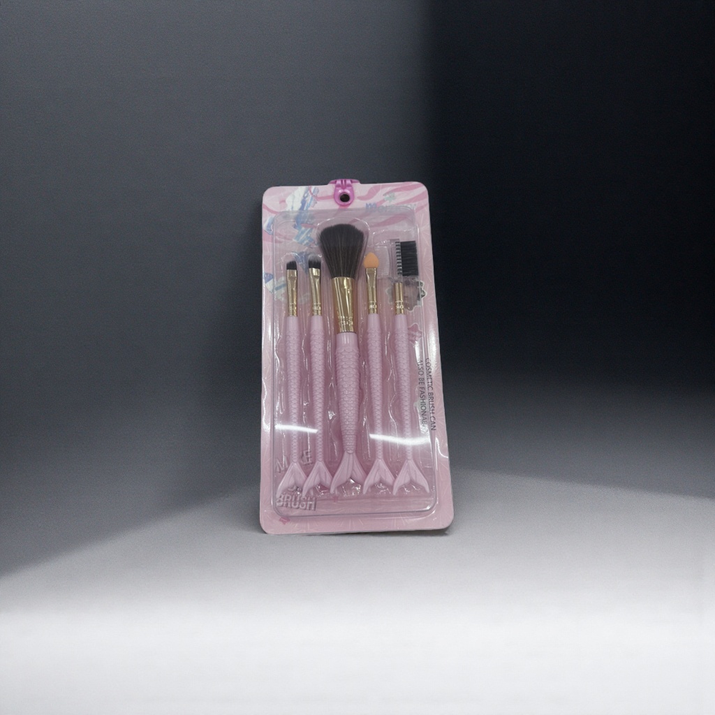 Pink mermaid tail design makeup brush set of 12 pieces professional makeup brushes Application Scenario