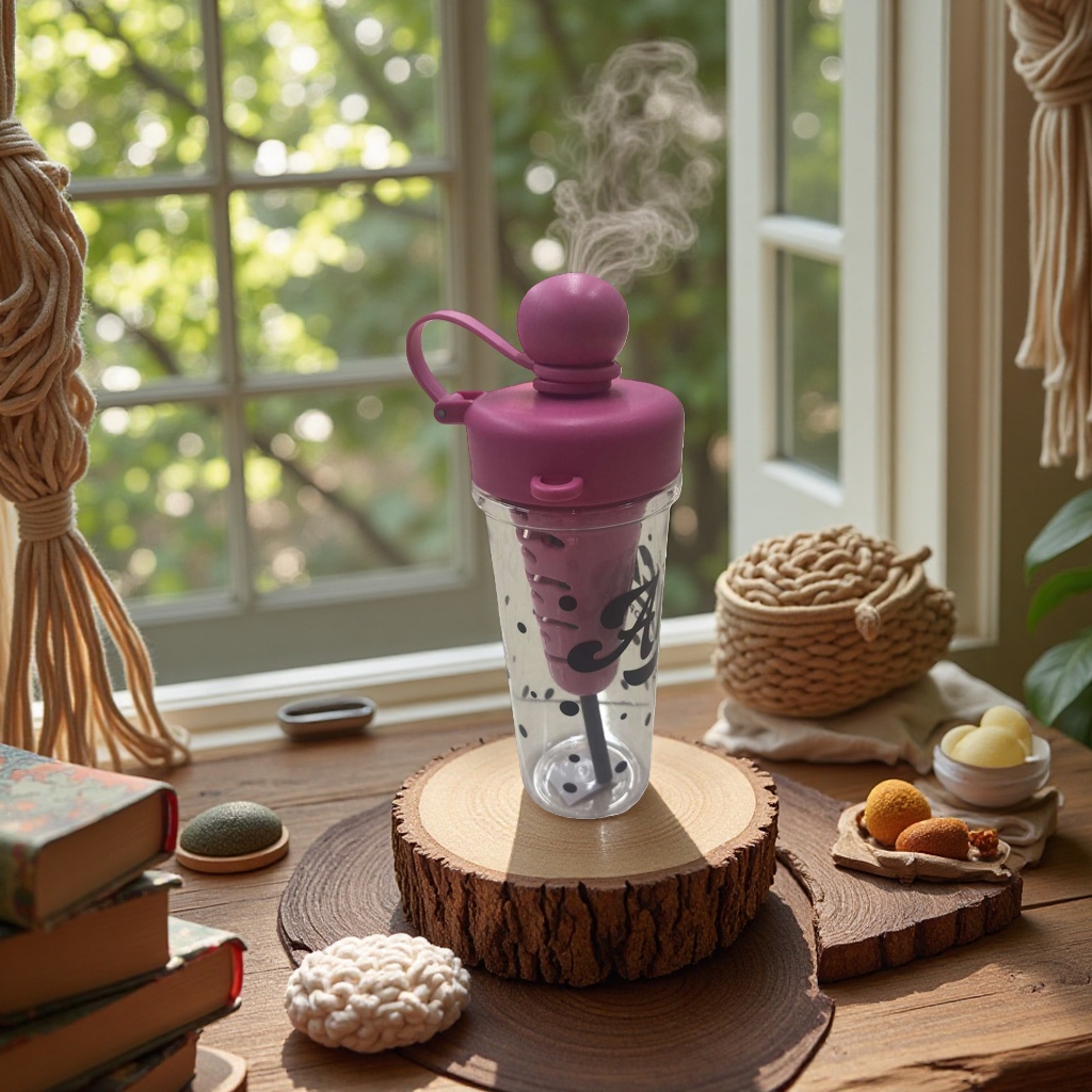 This pink water cup features a fashionable and simple main body. It is a portable large-capacity glass water cup for home and office use Specification image