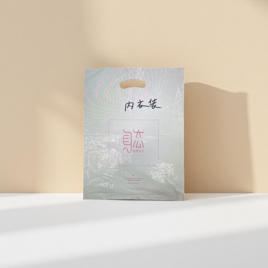 A transparent dust-proof portable storage bag specially made of plastic for underwear Specification image