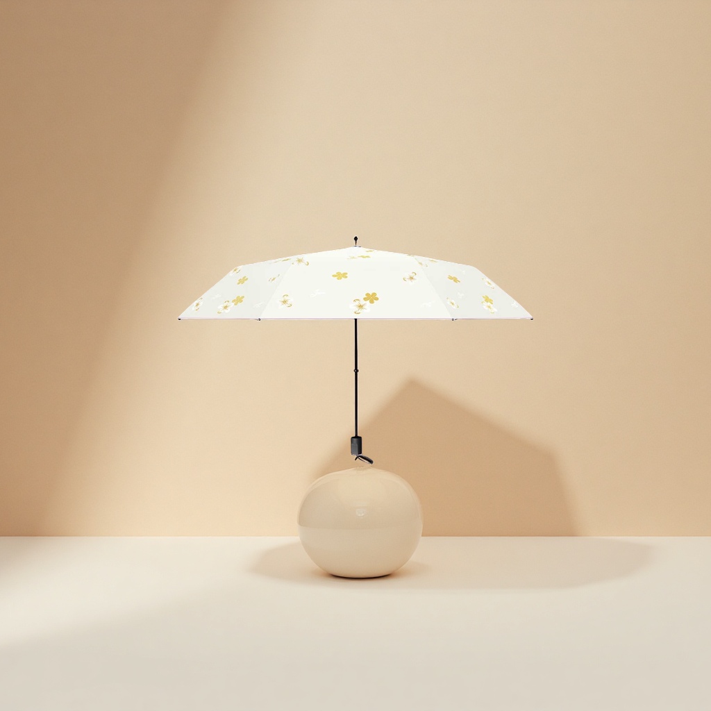 Three-fold series 0 Light-transmitting sun umbrella, lightweight folding sun umbrella for both sunny and rainy days Specification image