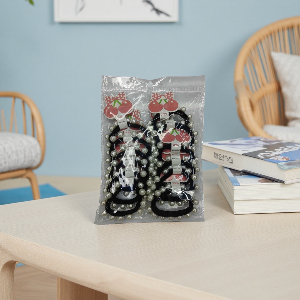 Pure cotton soft hair accessories and hair bands are skin-friendly, breathable and do not pinch the head. They are essential hair accessories and hair bands for daily hair tying details Picture